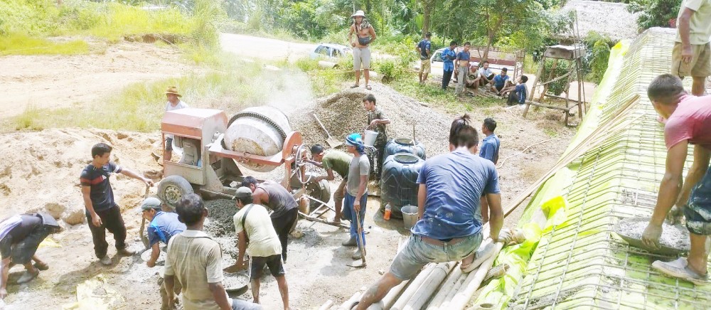 A team of local construction workers on the job in Mon district. Construction industry in Nagaland, once completely dominated by migrant workers, has been witnessing a transformative shift as local construction workers step up to create a niche for themselves and gain a foothold. Yet their journey is laced with unique set of challenges.